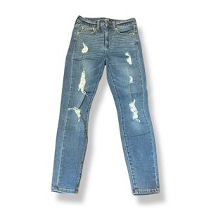[Aeropostale] High Rise Distressed Jegging